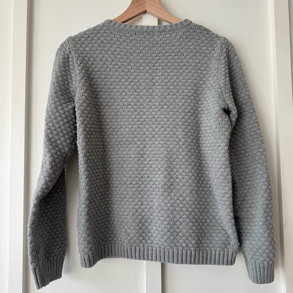 Appleseed’s Textured Gray Cotton Zip Cardigan - Size Medium - Picture 11 of 11